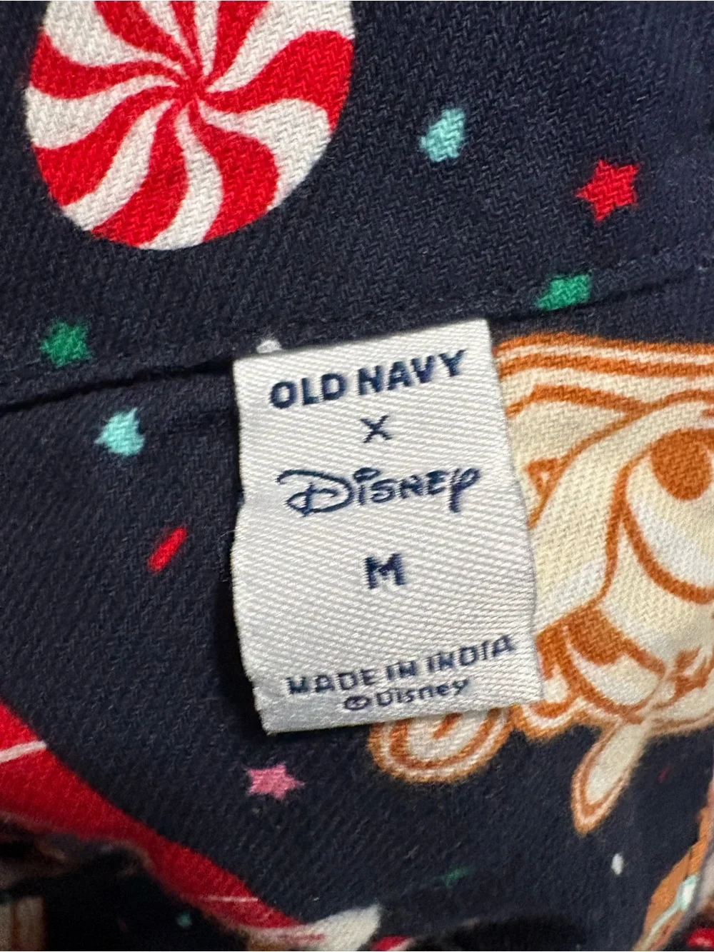 Old Navy- Disney Holiday Gingerbread Print Pajama Set